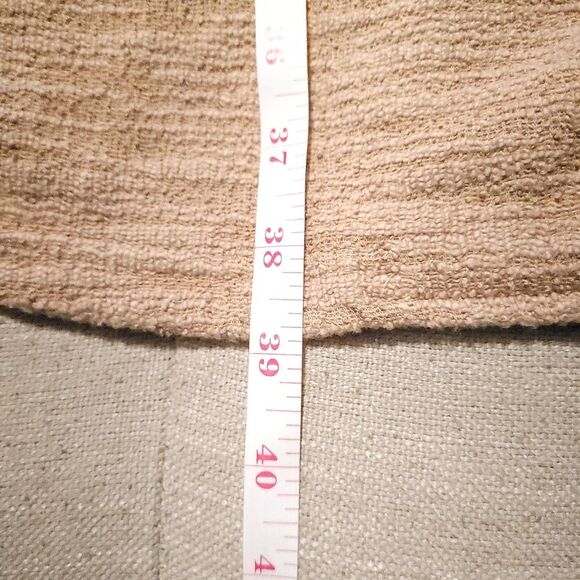 BB Dakota Revolution Drapey Boucle Trench Coat Tan Birch Womens Large - Picture 12 of 12